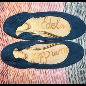 Sam Edelman Size 9 Teal/Aqua Flats